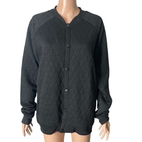 Sovereign Code Jacket Mens Large Princeton Mens Black Quilted Snap Front New - Picture 1 of 16